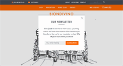 Desktop Screenshot of biondivino.com